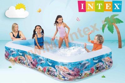  Intex Swim Center Tropical Reef Family Pool 305  183  56  58485