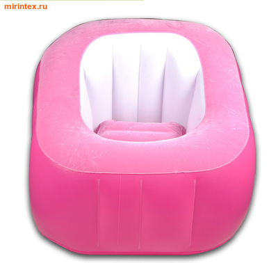 Bestway Кресло надувное "Comfi Cube" 74х74х64 см (розовое)
