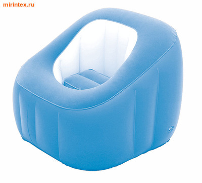 Bestway Кресло надувное "Comfi Cube" 74х74х64 см (голубое)