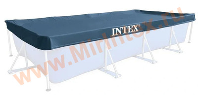 INTEX Тент для прямоугольного каркасного бассейна 460х226 см