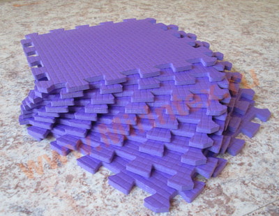 Мягкий детский конструктор (Фиолетовый) 33х33х0.9 см
