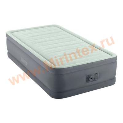 Надувные кровати INTEX PremAire Elevated Airbed 99х191х46 см (с встроенным насосом 220В)