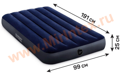   Intex Classic Downy Airbed 99  191  25  64757