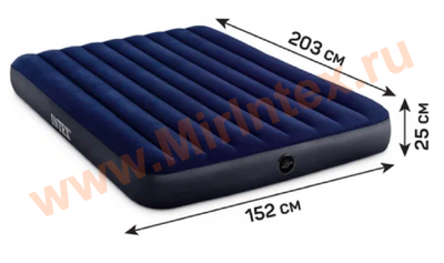    Intex Classic Downy Airbed 152  203  25  64759