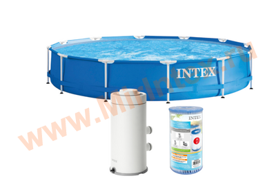   Intex 28212 Metal Frame 366  76 ,  - 