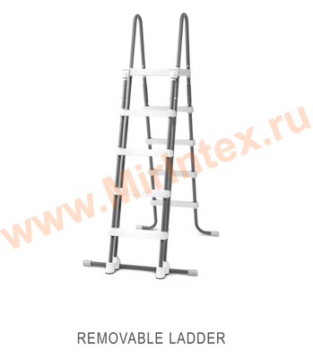    132 , Intex Deluxe Pool Ladder 28077