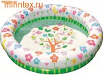 INTEX Бассейн детский "Цветочки" 112х25 см (от 3-х лет)