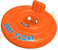 INTEX 56588 Круг для плавания My Baby float, с сиденьем, d=76 см, от 1-2 лет. (без насоса)