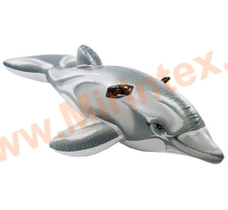 INTEX Плотик Дельфин 175х66 см, от 3 лет