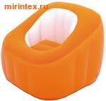 Bestway Кресло надувное "Comfi Cube" 74х74х64 см (оранжевое)