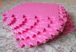 Мягкий детский конструктор (Розовый) 33х33х0.9 см