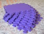 Мягкий детский конструктор (Фиолетовый) 33х33х0.9 см