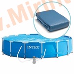 INTEX Чаша для круглых каркасных бассейнов Metal Frame 457х107 см