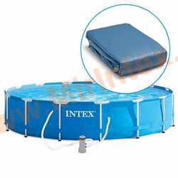 INTEX 10616 Чаша для круглых каркасных бассейнов Metal Frame 366х76 см (12"х30")