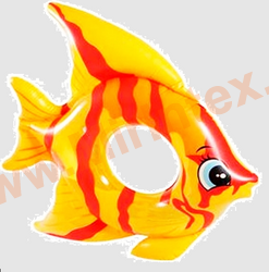 INTEX 59219 Круг Tropical Fish 94х80 см (оранжевый)