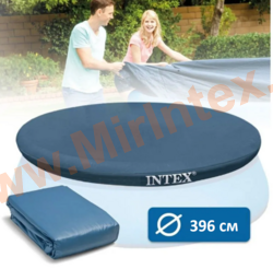 Тент для круглого бассейна с надувным кольцом 396 см, Easy Set, Intex 28026