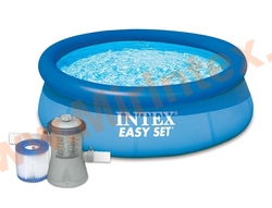 INTEX Бассейн c надувным кольцом Easy Set Pools 305х61см с фильтр-насосом 1250л/ч, Intex 28118