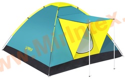 Bestway 68088 Палатка 3-местная 210x210x120см "Coolground 3" 1 слой, 190Т polyester PU, 600мм, 110гр/м2 PE