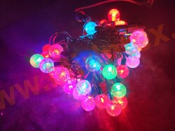 Гирлянда светодиодная уличная шарики "Пузырьки" 8 м, 60 ламп (разноцветные)
