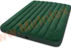 Надувные матрасы INTEX Downy Bed 152х203х22 см (со встроенным ножным насосом)