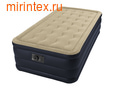 Надувные кровати INTEX Plush 99х191х46 см (с встроенным насосом 220В)