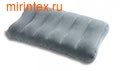 INTEX Подушка надувная "Серая" 61х30х10 см